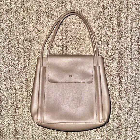 Expressions NYC Madison Ave Large Tote Bag Purse Beige Crossbody Handbag - Picture 4 of 8